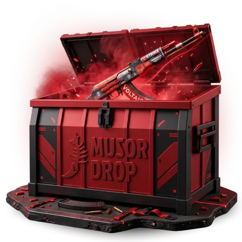 Кейс Красное на Musor Drop