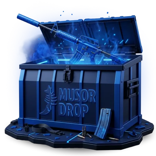 Кейс Синее на Musor Drop