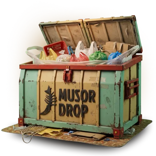 Кейс Пакет с пакетами на Musor Drop